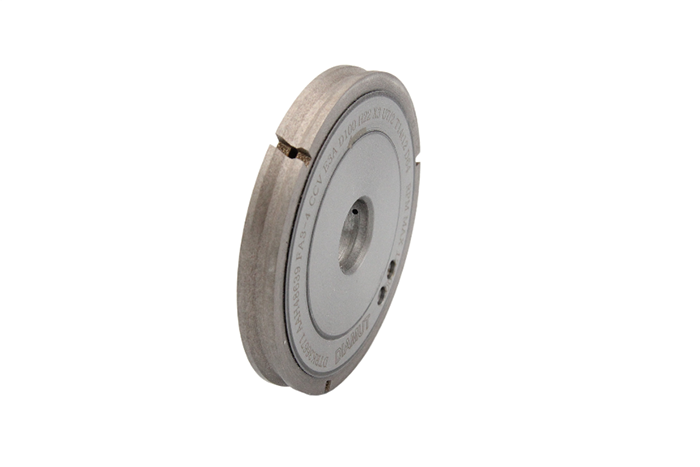 Круг Diamut алмазный тонкий 1DD6Y EL6A D100 H22 X3 U 7/2 T16 D64 (MV/503)(ст.3/4 мм)(06671)