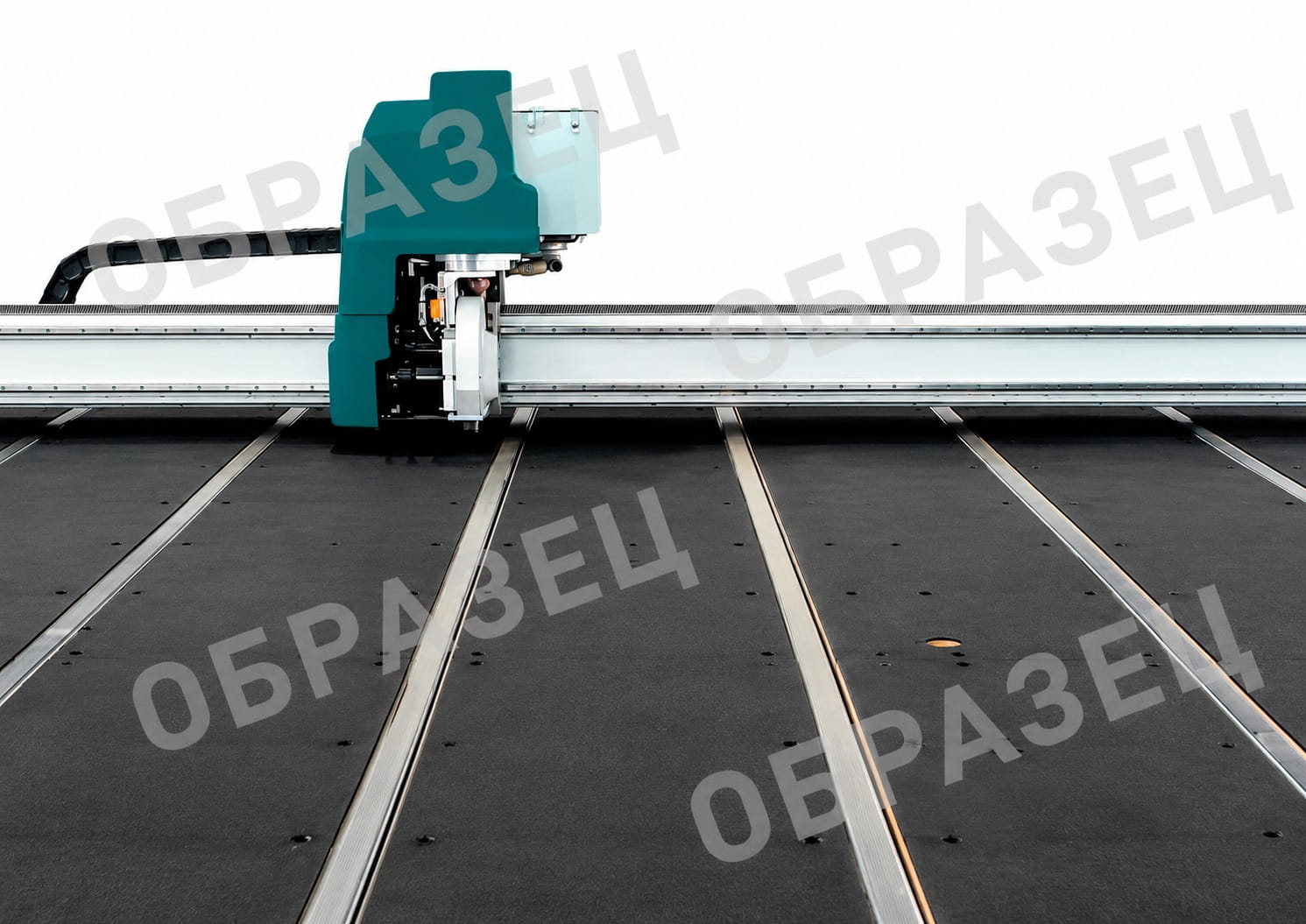 Стол резки стекла с ЧПУ автоматический в линию 6100х3355 мм